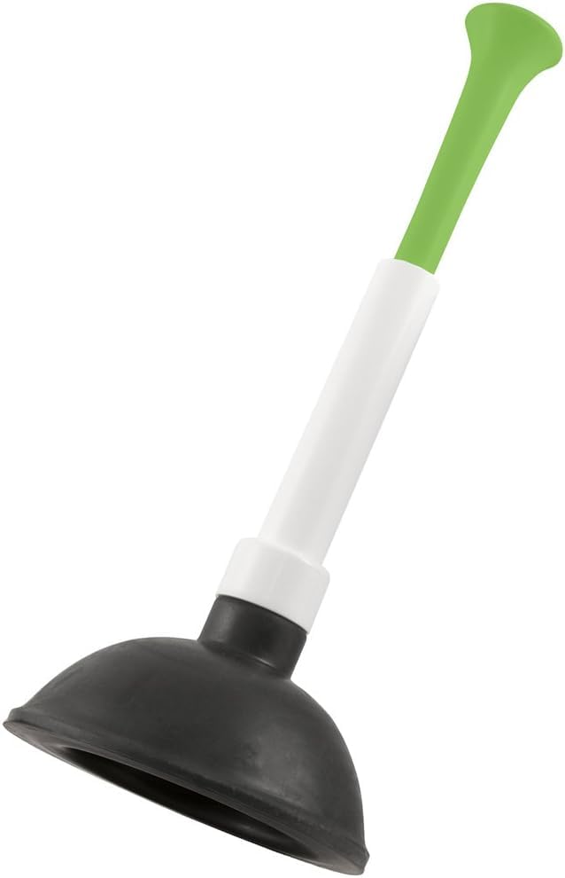 PlumbCraft Heavy-Duty Toilet Plunger with Ergonomic Handle