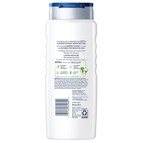 Nivea Men Sensitive Body Wash, 3 Pack