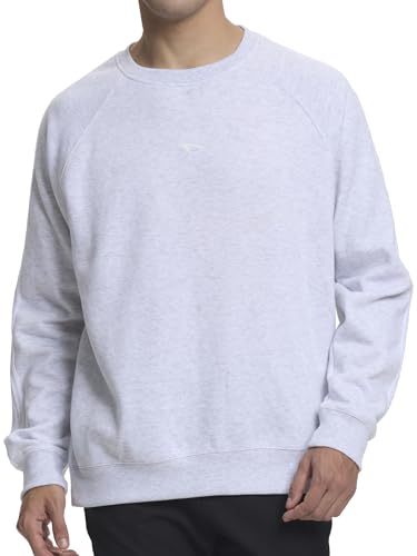 Men's Athletic Fleece Crewneck Sweatshirt Pullover Casual