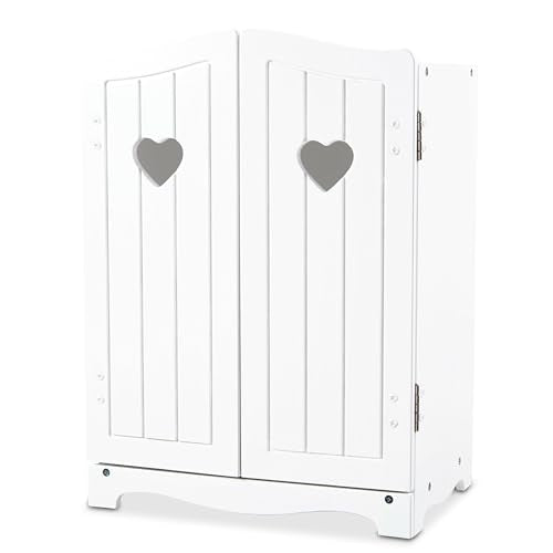 Melissa & Doug Wooden Doll Armoire Closet