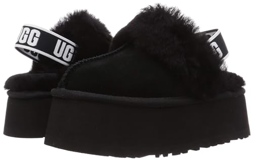 UGG Women's Funkette Black Slippers