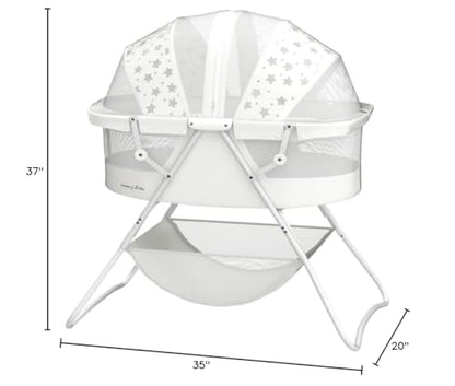 Dream On Me Portable Baby Bassinet with Canopy