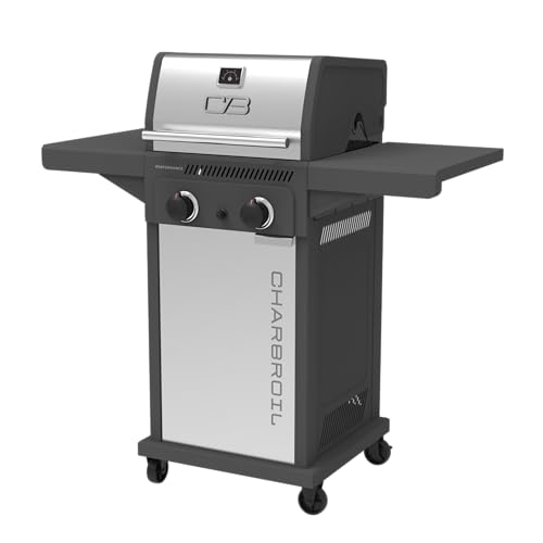 Char-Broil 2-Burner Gas Grill Cabinet Stainless Steel
