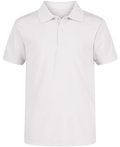 Nautica Boys School Uniform Moisture Wicking Polo Shirt