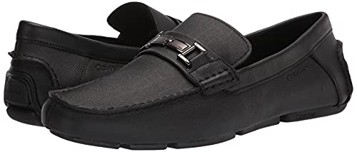 Calvin Klein Men's Black Weave Loafers 8.5 M