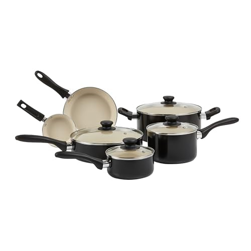 11-Piece Ceramic Nonstick Pots and Pans Set