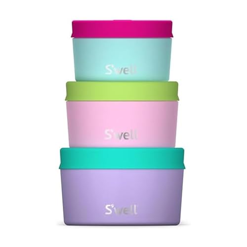 3 Piece Stainless Steel Food Canister Set