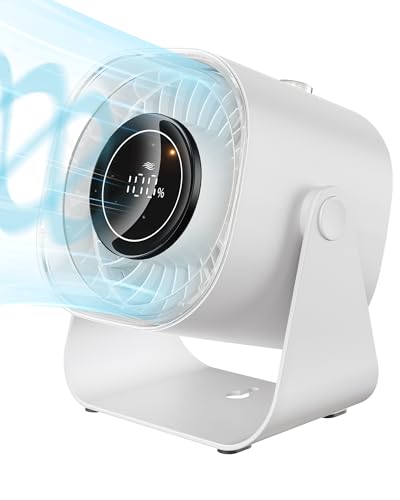 5000mAh Quiet Portable Desk Fan, 100 Speeds Adjustable