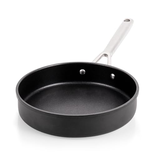 Wodillo Nonstick Frying Pan Skillet, Nonstick Omelette Pan,Induction Base, Hard-Anodized, Durable & Oven Safe to 420°F, Dishwasher Safe(9 INCH)