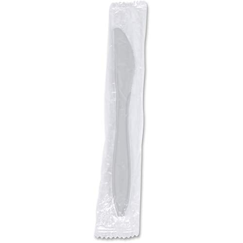 1000 Count Disposable Plastic Knives Individually Wrapped