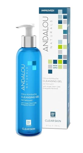 6 Fl Oz Andalou Naturals Citrus Kombucha Cleansing Gel