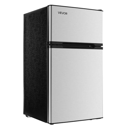 3.2 Cu Ft Dual Zone Mini Fridge with Freezer