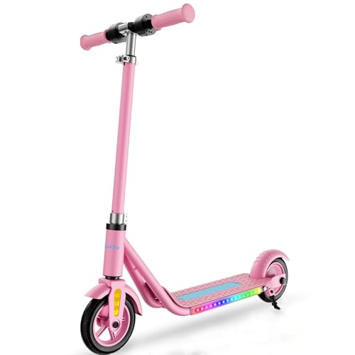 Electric Scooter for Kids, Bluetooth, LED, 4 Heights