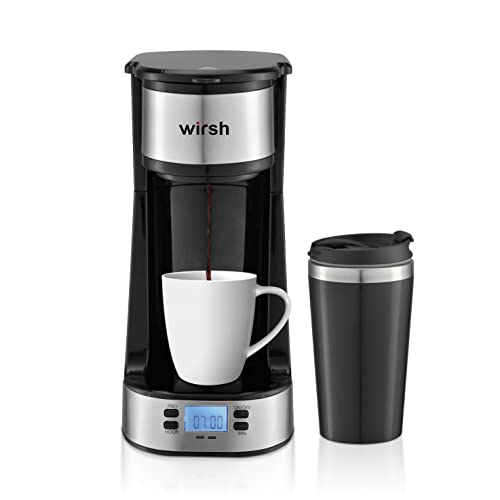 Single Serve Coffee Maker with Travel Mug