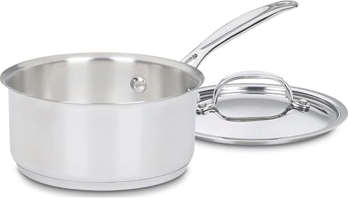 Cuisinart 1.5 Quart Stainless Steel Saucepan with Lid