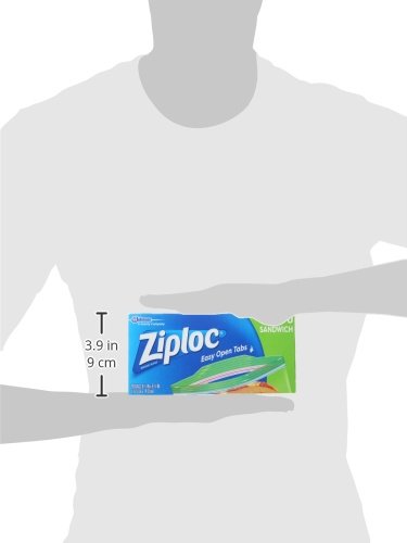 Ziploc® Brand Sandwich Bags - 5.88" Width x 6.50" Length - Clear - 90/Box - 90 Per Box - Sandwich, Food