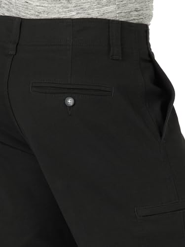 Lee Men's Extreme Motion Canvas Cargo Pant Black 33W x 30L