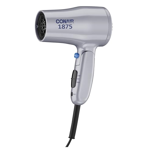 Conair Compact Travel Hair Dryer, 1875W, Dual Voltage