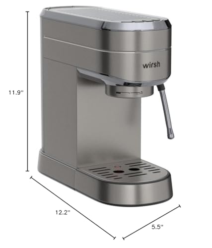 Espresso Machine 20 Bar with Removable Tank