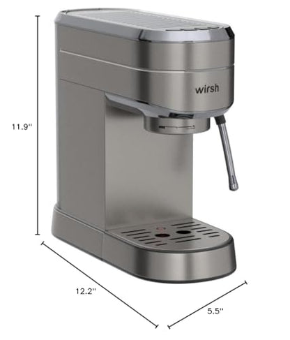 Espresso Machine 20 Bar with Removable Tank
