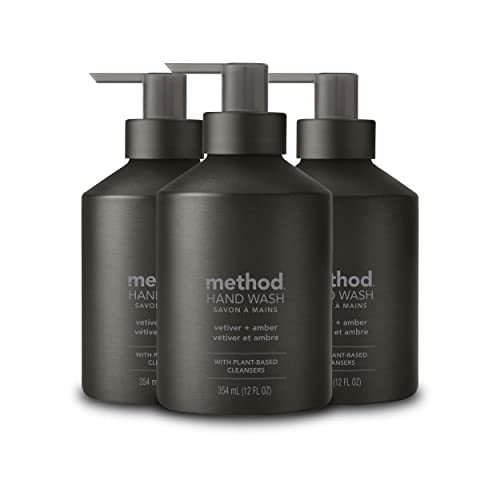 3 Pack Method Vetiver Amber Gel Hand Soap