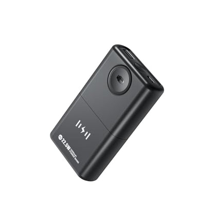 YIBITE Wireless Power Bank - 22.5W Fast Charger for Apple Watch, iPhone 15 14 13 12, iPad, & Tablet - 10000mAh Portable Battery Pack for Android, Laptop - Black