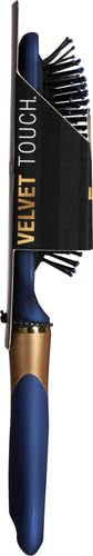 Conair Velvet Touch hair brush - Detangling hair brush - curly hair brush - hair brushes for women - detangler brush - hair brushes for women - Colors at random