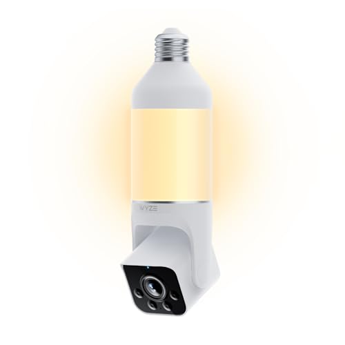 WYZE 2K Smart Light Bulb Security Camera