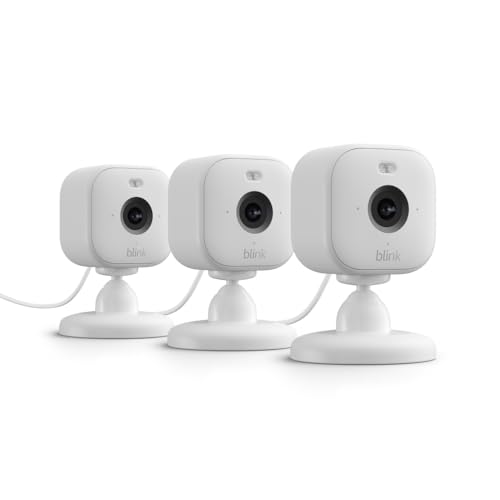 3 Pack Blink Mini 2 Home Security Cameras HD