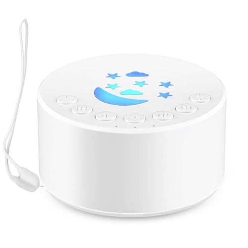 White Noise Machine with 18 Soothing Sounds, Portable