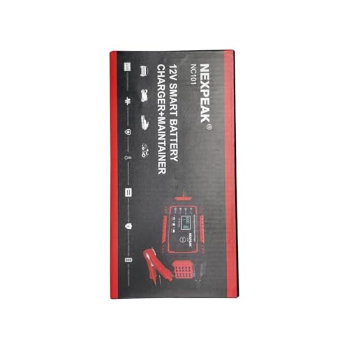 NEXPEAK 12V 6A Smart Battery Charger Maintainer