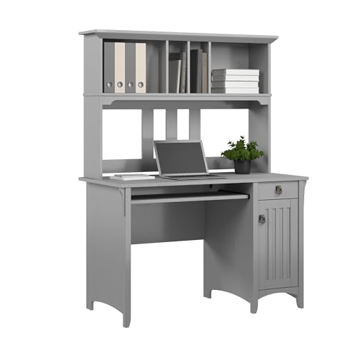 Salinas Computer Desk with Hutch and Storage