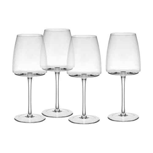 4 Piece Mikasa Cora White Wine Glass Set