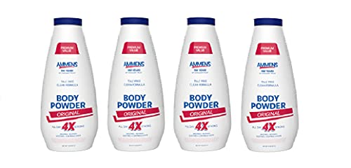 4 Pack Talc-Free Body Powder, 11 oz Each