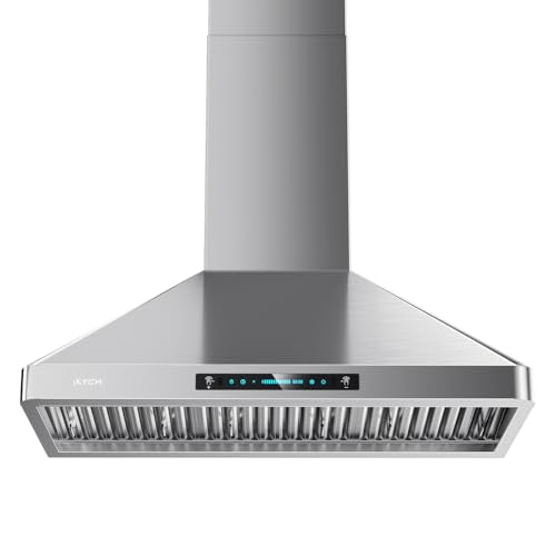 30 Inch Range Hood 900 CFM Gesture Touch Control