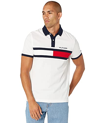 Tommy Hilfiger Men's Custom Fit Flag Polo Shirt