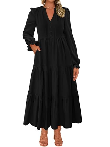 Boho Long Sleeve Maxi Dress