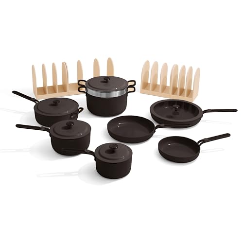 17-Piece Ceramic Nonstick Cookware Set