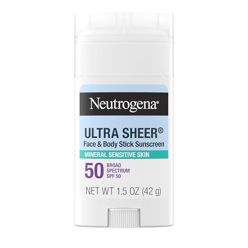 1.5 oz Neutrogena Ultra Sheer SPF 50 Sunscreen Stick