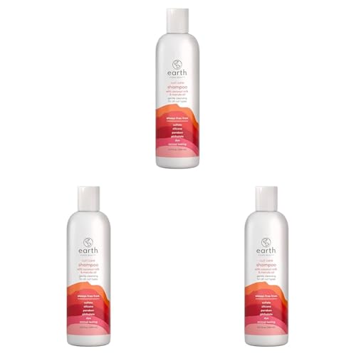 3 Pack earth Curl Care Sulfate Free Shampoo 12oz
