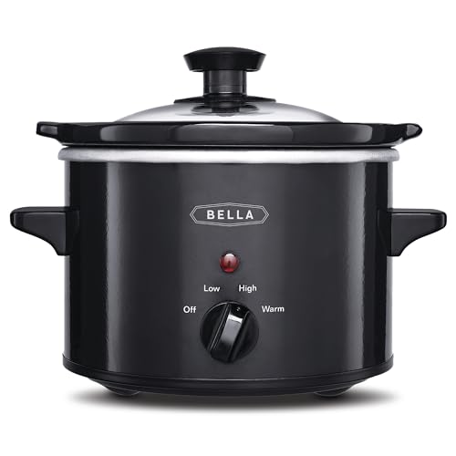 1.5 Qt BELLA Electric Slow Cooker, Removable Pot