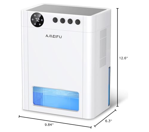AMEIFU Quiet Dehumidifier for Home & RV