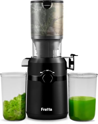 Fretta Wide Mouth Cold Press Juicer Machine