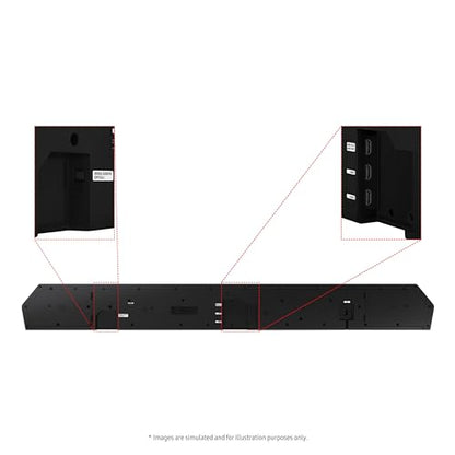SAMSUNG 11.1.4ch Dolby Atmos Soundbar with Alexa