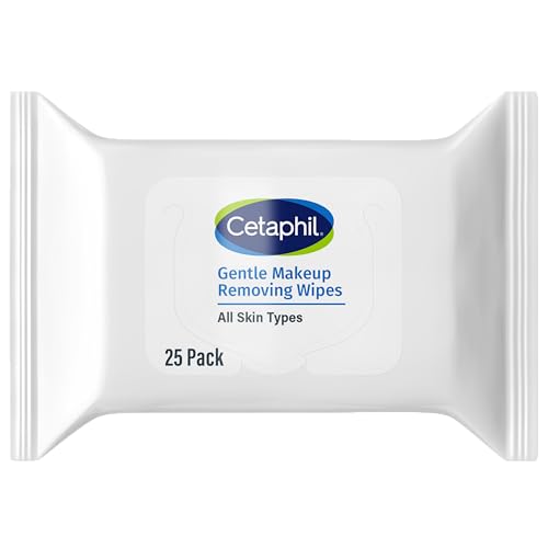 25 Count Cetaphil Gentle Makeup Removing Face Wipes