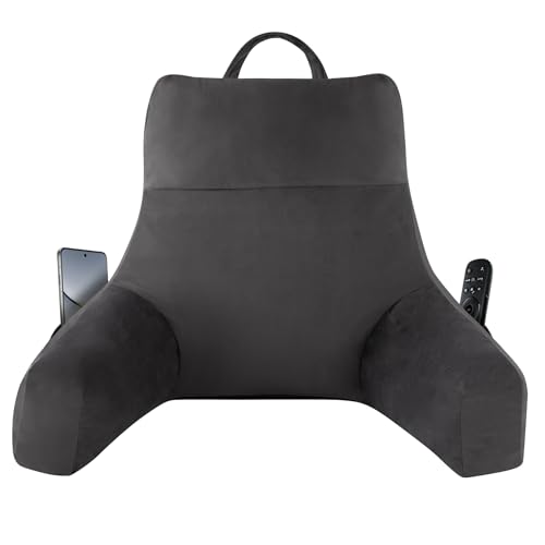 Memory Foam Reading Backrest Pillow with Arms