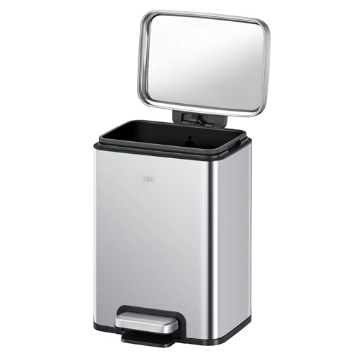 EKO 6L Stainless Steel Bathroom Trash Can