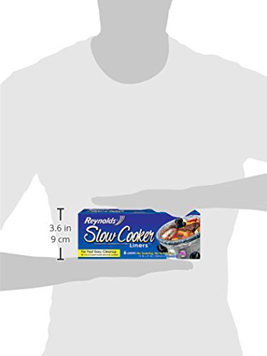 Reynolds Kitchens Premium Slow Cooker Liners - 13 x 21 Inch, 6 Count