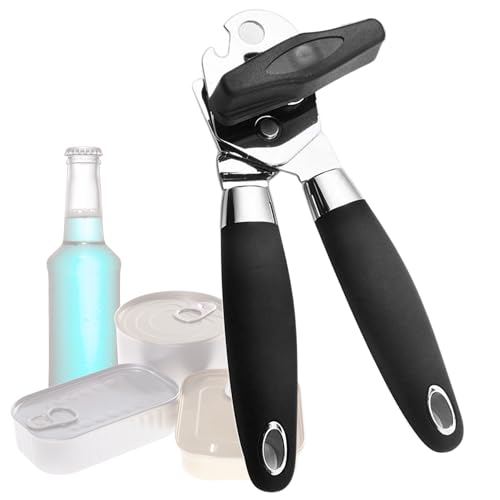 Manual Can Opener and Bottle Opener, Heavy Duty
