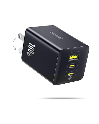 Baseus 100W 3-Port USB C Wall Charger